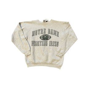 Vintage Rare Large Notre Dame Fighting Irish Crewneck Sweater Pullover